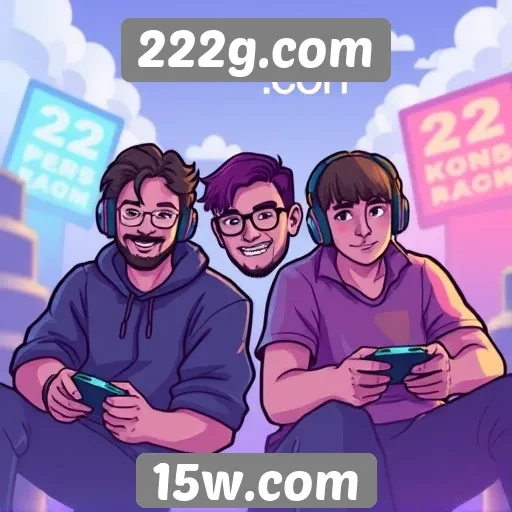 Desenvolvedores por trás dos jogos no 222g.com