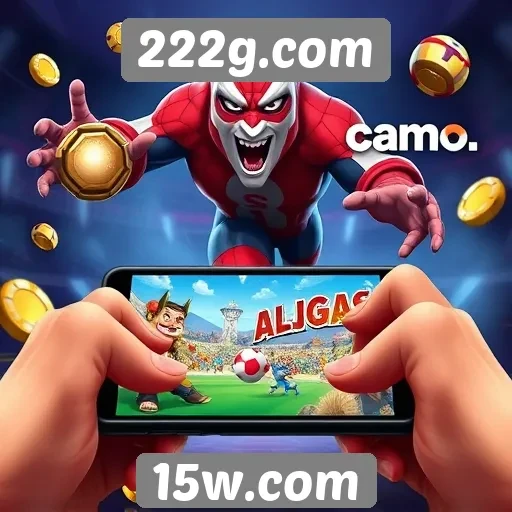 Popularidade crescente dos jogos mobile na plataforma 222g.com