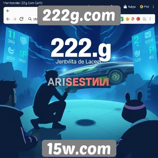 Análise da interface do usuário no 222g.com